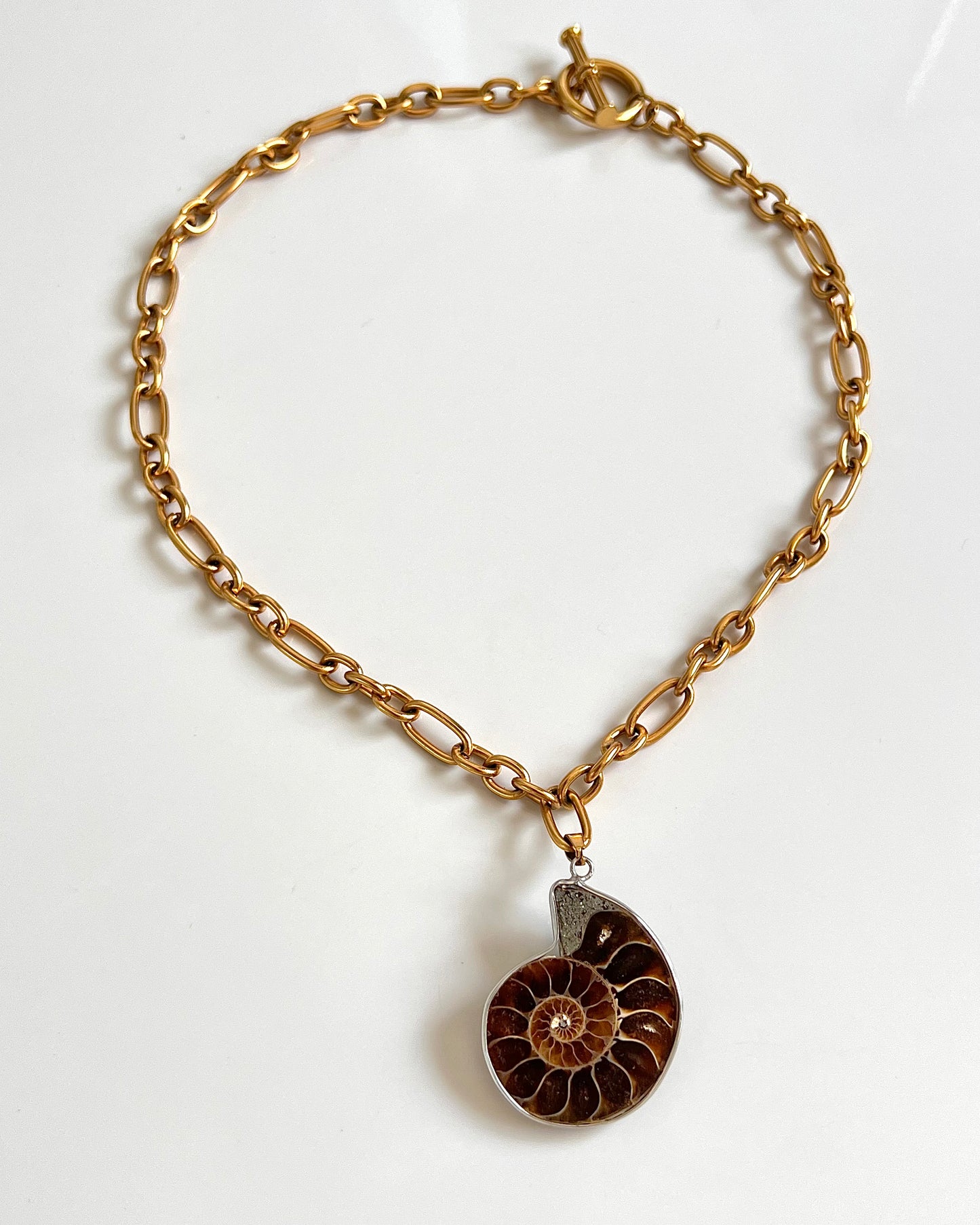 Ammonite necklace