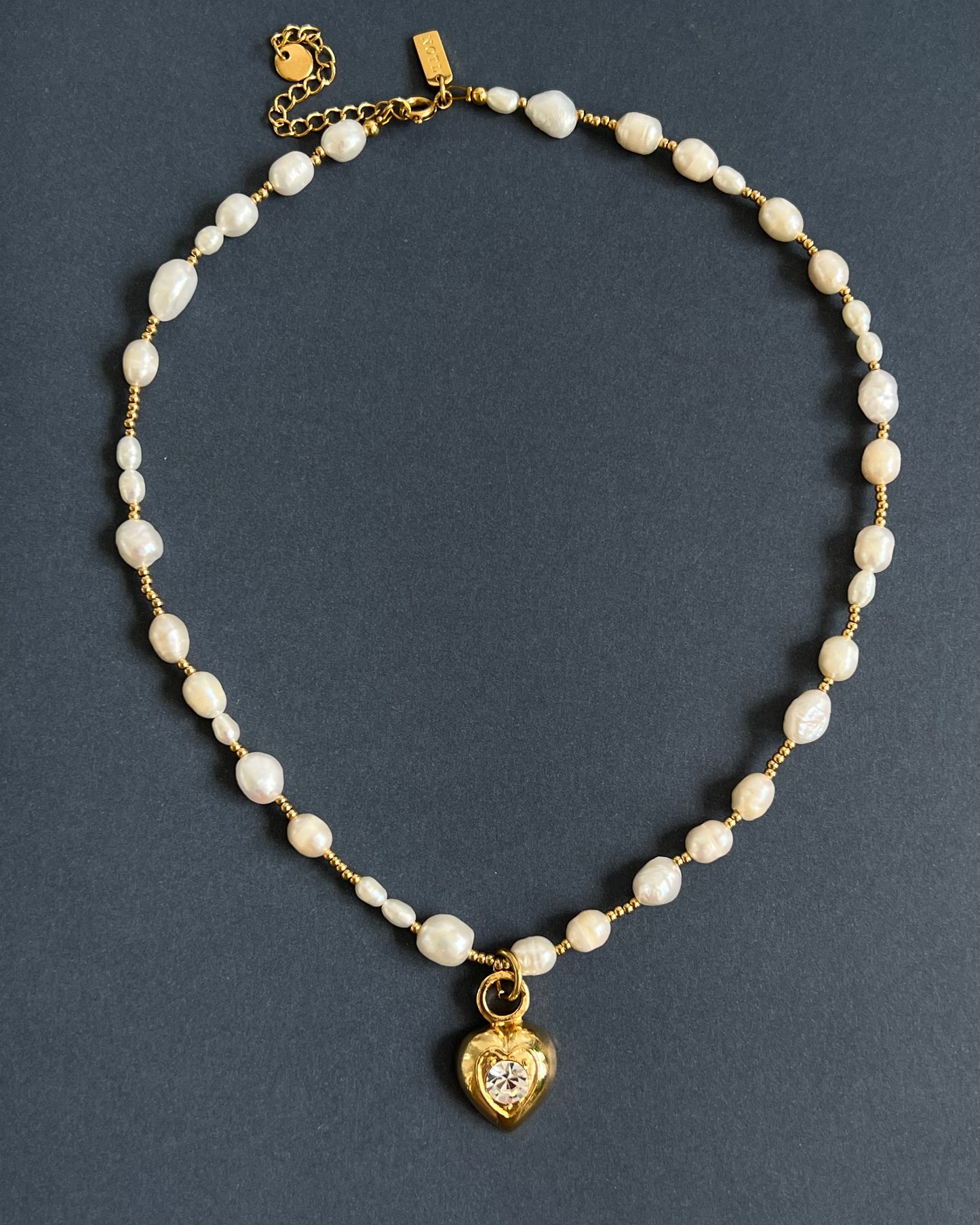 Freshwater Pearl necklace with charms