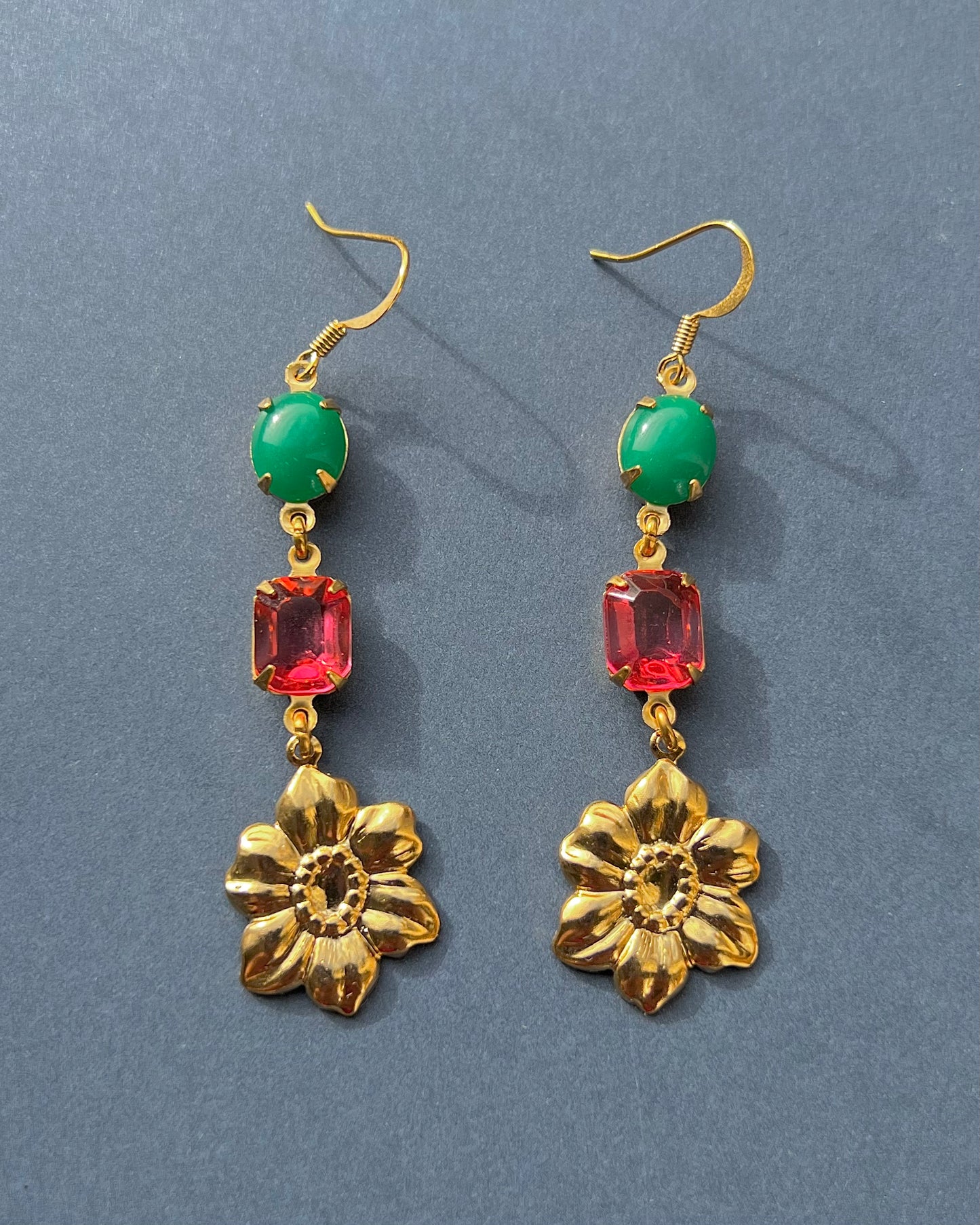 Flower earrings