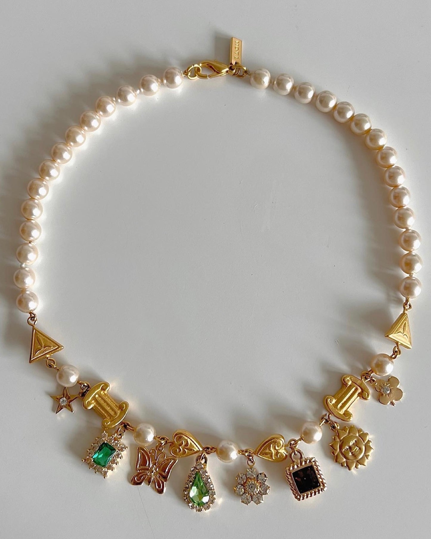 Vintage charm necklace 004