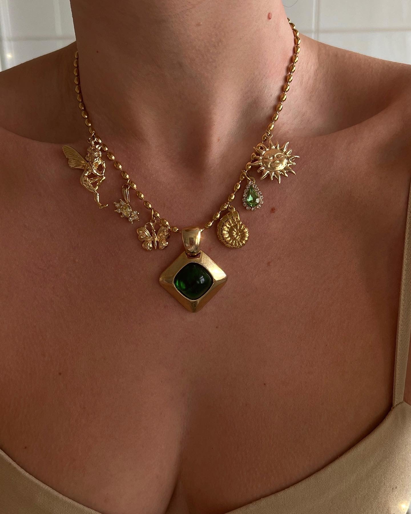 Multi charm vintage chain 3