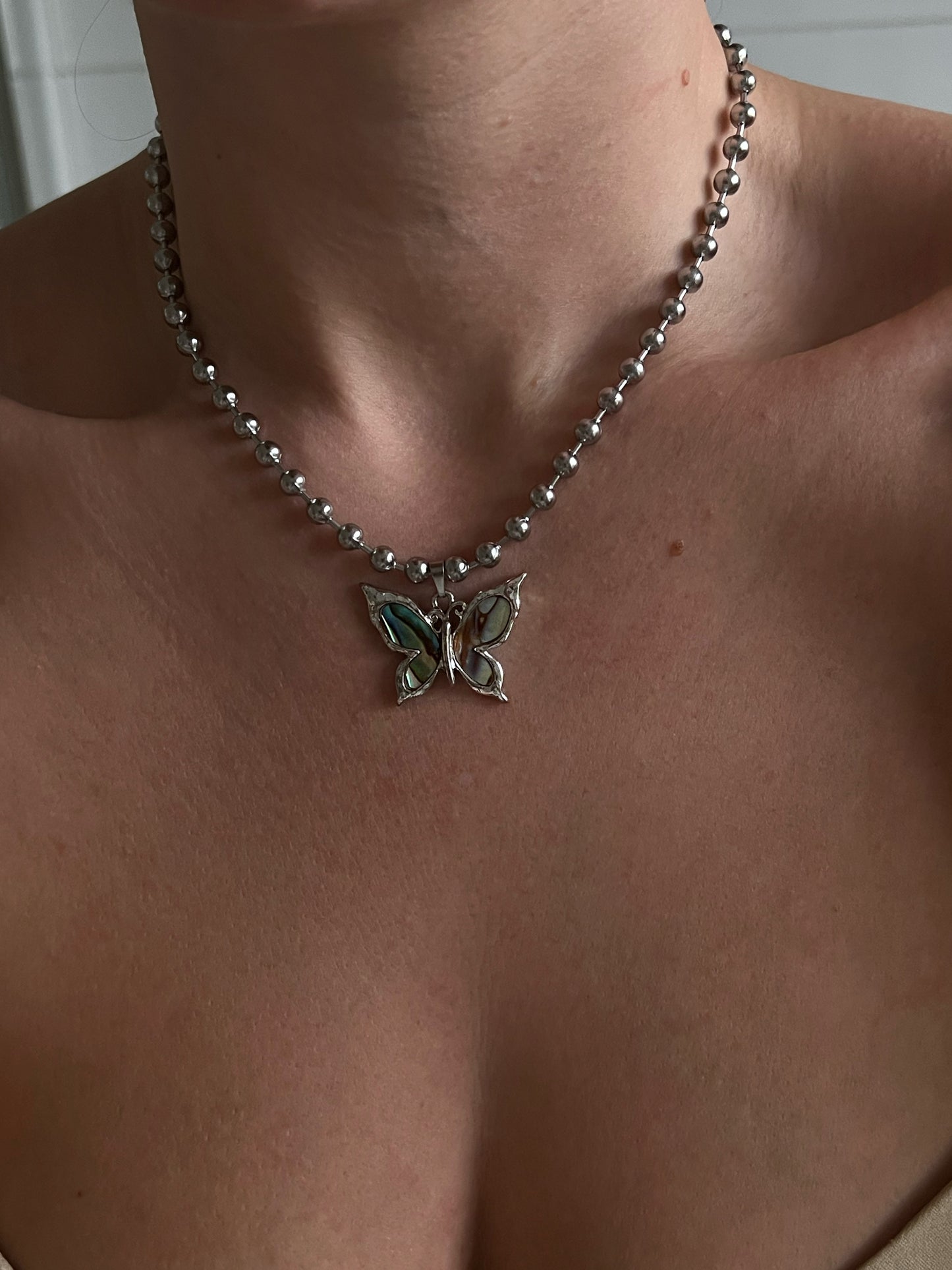 Silver Ball Necklaces