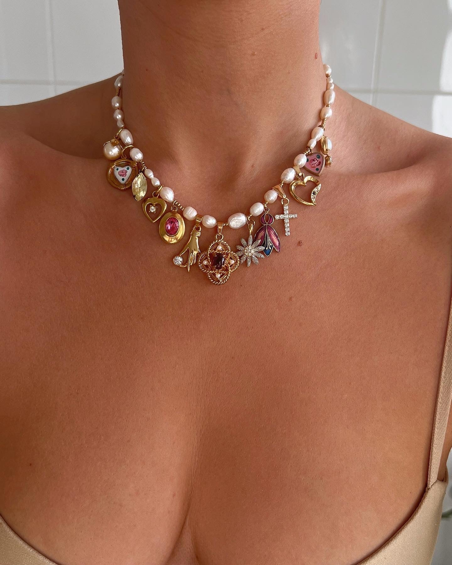 Charm necklace 019