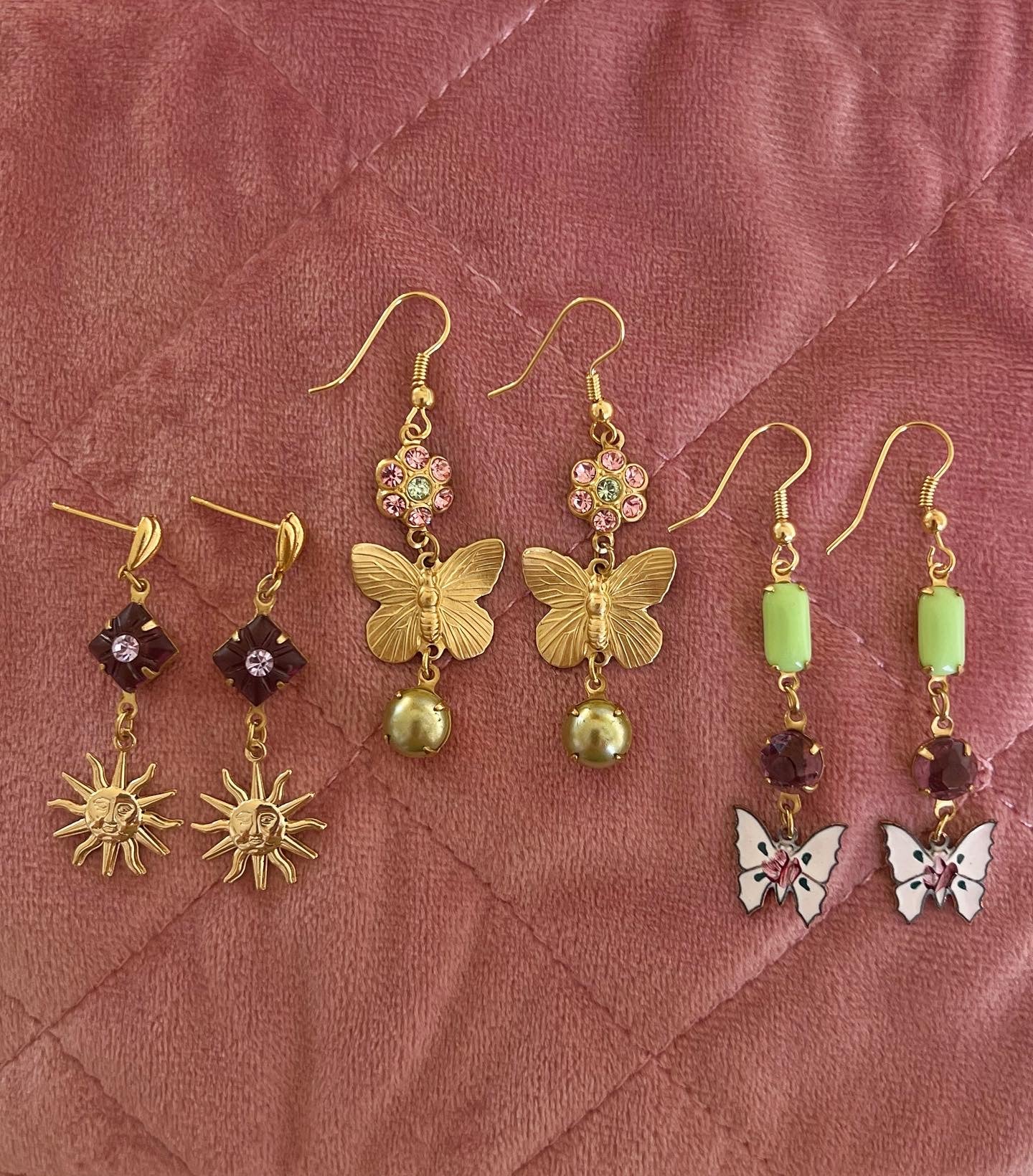 Reworked earrings