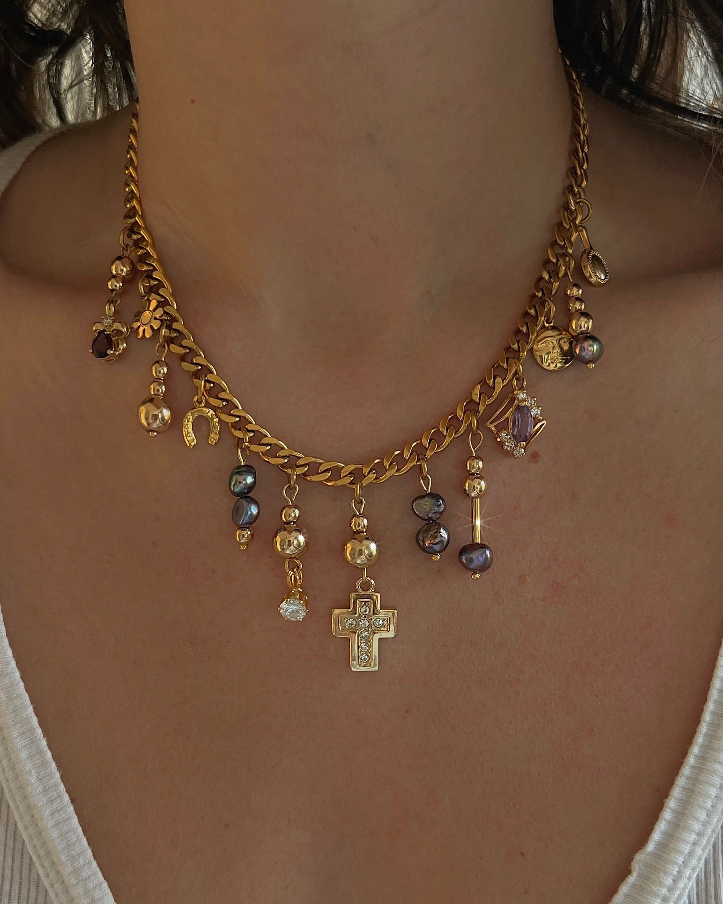 Hand beaded necklace