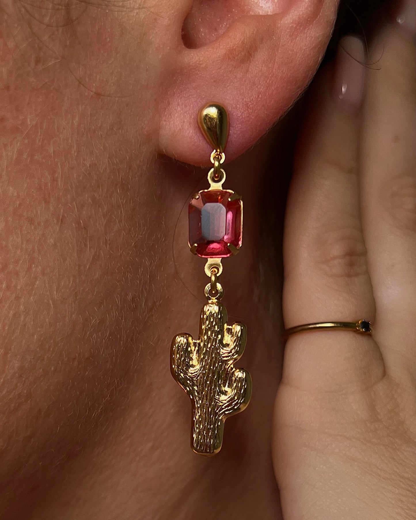 Cactus earrings