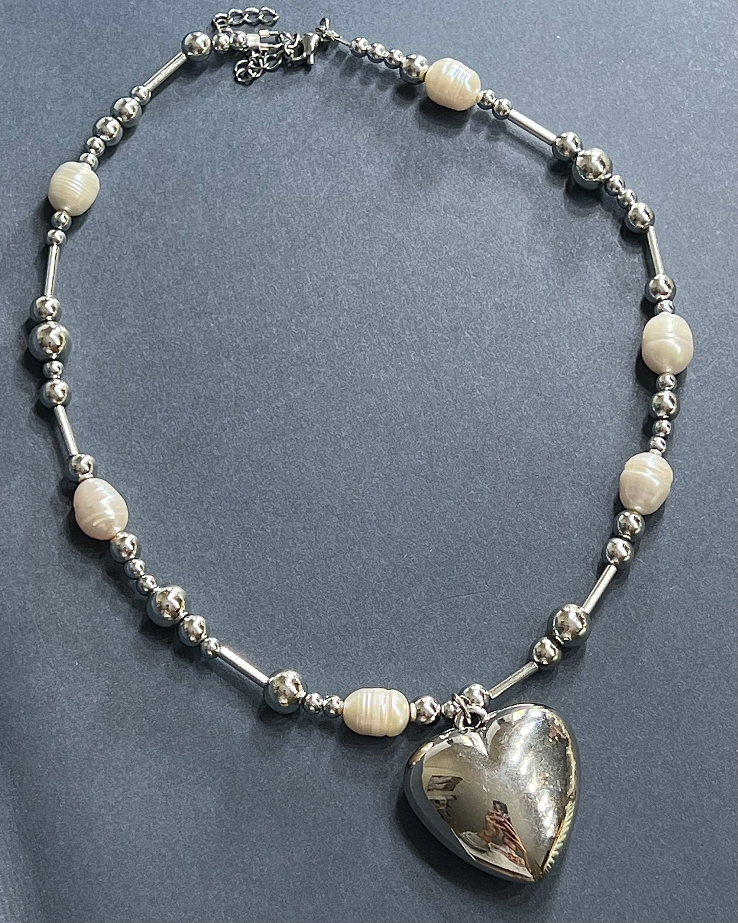 Big Puffy Heart necklace