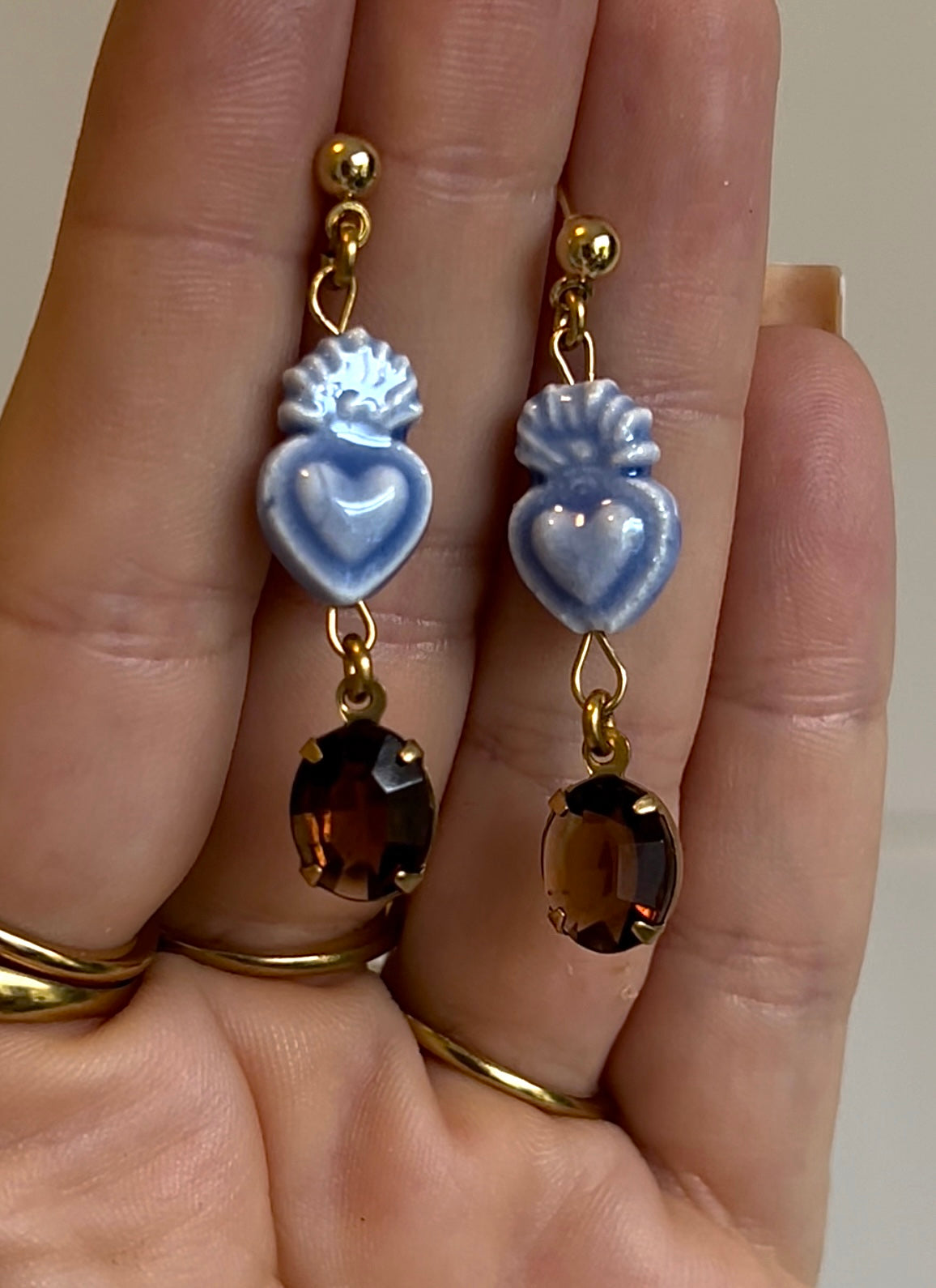 Sacred Hearts earrings