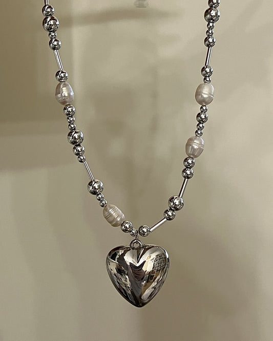 Big Puffy Heart necklace