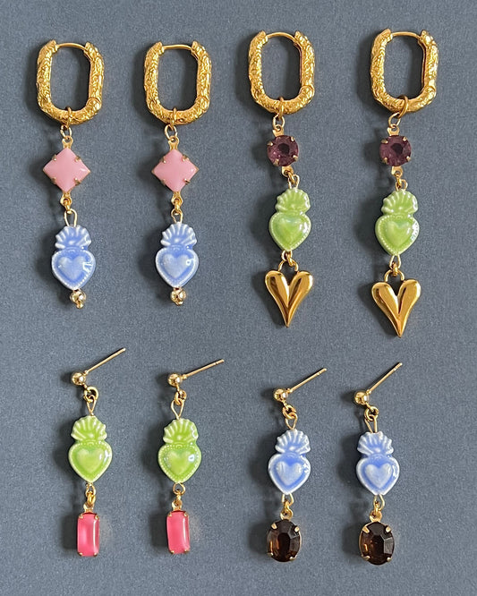 Sacred Hearts earrings