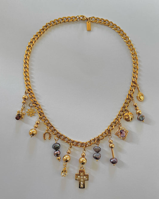 Hand beaded necklace